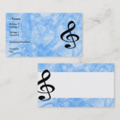 Carte De Visite Musique (Devant / Derrière)