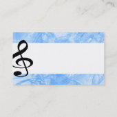 Carte De Visite Musique (Dos)