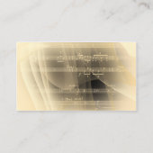 Carte De Visite musique (Dos)
