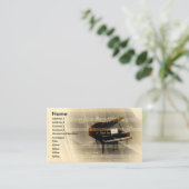 Carte De Visite musique (Debout devant)