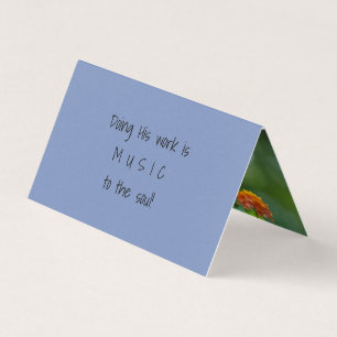 Carte De Visite Musique à l'âme