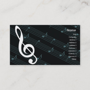 Carte De Visite Musique - Affaires