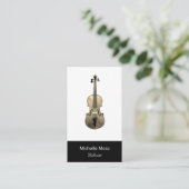 Carte De Visite Musique classique violoniste élégant violon interp (Debout devant)
