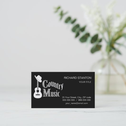 Carte De Visite Musique country (Debout devant)