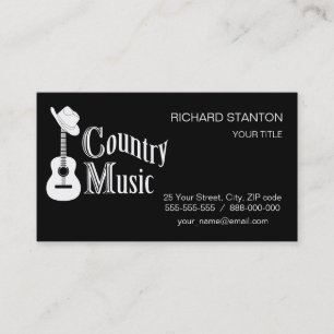 Carte De Visite Musique country
