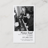 Carte De Visite Musique d'âme de nova (Dos)