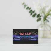 Carte De Visite Musique de DJ Professionnel (Debout devant)