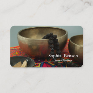 Carte De Visite Musique de guérison par le son Bol chantant tibéta