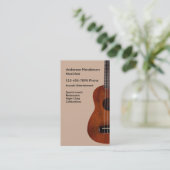 Carte De Visite Musique de guitare acoustique (Debout devant)