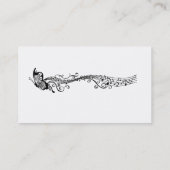 Carte De Visite Musique de papillon (Dos)