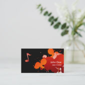 Carte De Visite Musique d'éclaboussure (Debout devant)