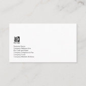 Carte De Visite Musique Enseignant Treble Clef Icon Blue Glow Musi (Dos)