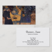 Carte De Visite Musique - Gustav Klimt (Devant / Derrière)