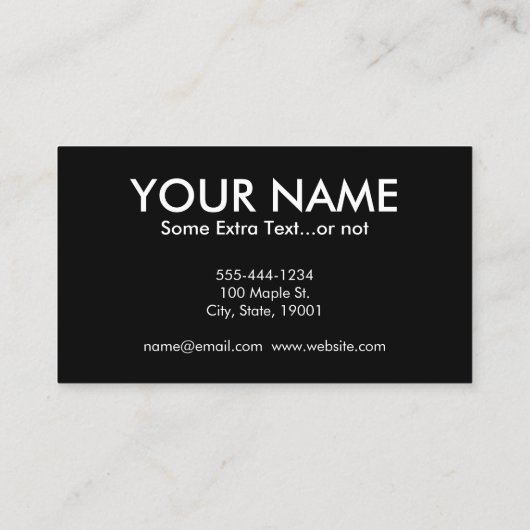 Carte De Visite Musique harmonica - Play Itself Funny Deco (Dos)