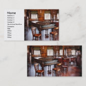 Carte De Visite Musique - le piano à queue (Devant / Derrière)