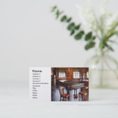 Carte De Visite Musique - le piano à queue (Debout devant)
