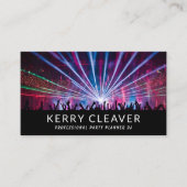 Carte De Visite Musique moderne design DJ Party Concert Planner (Devant)