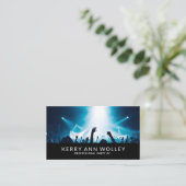Carte De Visite Musique moderne design DJ Party Concert Planner (Debout devant)