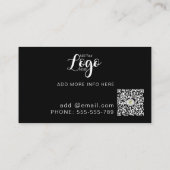 Carte De Visite Musique moderne design DJ Party Concert Planner (Dos)