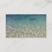 Carte De Visite Musique Piano enseignant Plage Eau de mer (Dos)