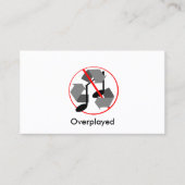 Carte De Visite Musique Recyclée surpassée (Devant)