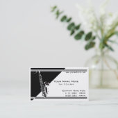 Carte De Visite Musique saxophone (Debout devant)