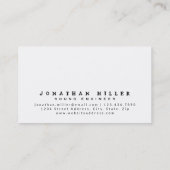 Carte De Visite Musique Sound Wave | Blanc et noir (Dos)