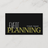 Carte De Visite Mustard noir élégant Simple et professionnel (Devant)