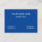 Carte De Visite My First Love Burger Chef Restaurant (Dos)