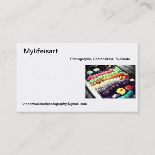 Carte de visite Mylifeisart