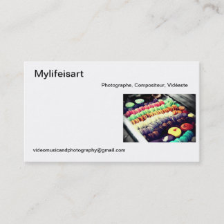 Carte de visite Mylifeisart
