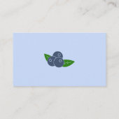 Carte de visite Myrtilles (Dos)