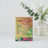 Carte De Visite MYRTLE MAGIQUE / Réflexions d'or étincelantes (Debout devant)