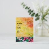 Carte De Visite MYRTLE MAGIQUE / Réflexions d'or étincelantes (Debout devant)