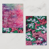 Carte De Visite MYRTLE MAGIQUE / Réflexions d'or étincelantes (Devant / Derrière)