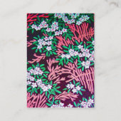 Carte De Visite MYRTLE MAGIQUE / Réflexions d'or étincelantes (Dos)