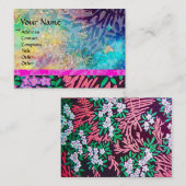 Carte De Visite MYRTLE MAGIQUE / Réflexions d'or étincelantes (Devant / Derrière)