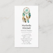 Carte De Visite Mystic Dreamcatcher Spirituel Métaphysique Yoga (Dos)