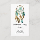 Carte De Visite Mystic Dreamcatcher Spirituel Métaphysique Yoga (Devant)