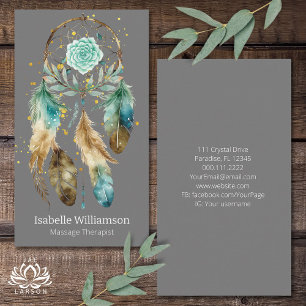 Carte De Visite Mystic Dreamcatcher Spirituel Métaphysique Yoga