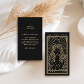 Carte De Visite Mystic Tarot maquillage ongles de cheveux Monogram