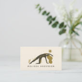 Carte De Visite Mystical Boho Holistic Yoga Wellacher (Debout devant)