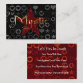 Carte De Visite Mystique (Devant / Derrière)