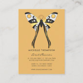 Carte De Visite Mystique céleste des papillons aurifères (Dos)