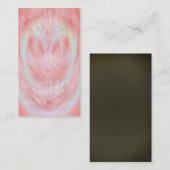 Carte de visite mystique d'art de Lotus (Devant / Derrière)