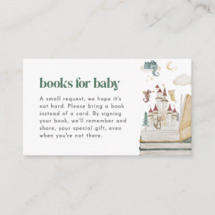 Carte De Visite Mythique Dragon Baby shower Livres pour Baby Card