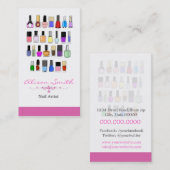 Carte De Visite Nail artist (Devant / Derrière)
