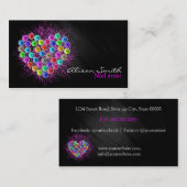 Carte De Visite Nail Artist/Heart of Nail Polish (Devant / Derrière)