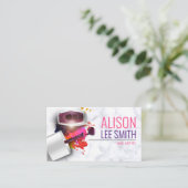 Carte De Visite Nail Artist / Manicure (Debout devant)