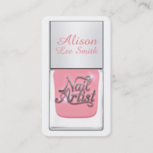 Carte De Visite Nail Artist/Nail Polish (Devant)